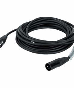 FLR01 XLR M/F Mic/Line Cable Rean RC3 series 10 m - placcato argento