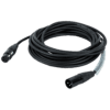 FLR01 XLR M/F Mic/Line Cable Rean RC3 series 3 m - placcato argento