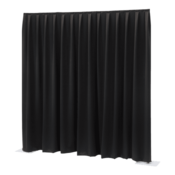 P&D Curtain Dimout 7.67 oz/yd² Colore nero - 11' x 10' (L x H) - plissettato