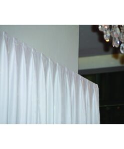 P&D Curtain MGS 5.16 oz/yd² Colore bianco - 11' x 16' (L x H) - plissettato