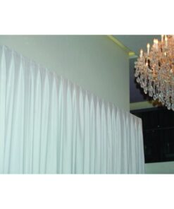 P&D Curtain MGS 5.16 oz/yd² Colore bianco - 11' x 16' (L x H) - plissettato
