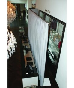 P&D Curtain MGS 5.16 oz/yd² Colore bianco - 11' x 6' (L x H) - plissettato