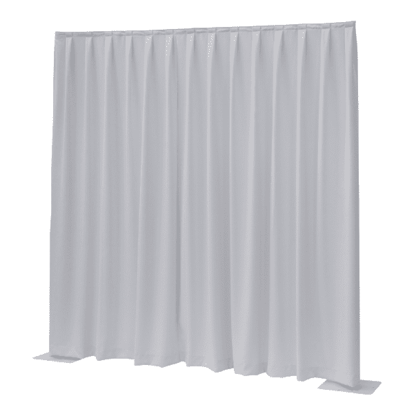 P&D Curtain Napoli Velvet Bianco - 11’ x 10’ (L x A) - plissettata