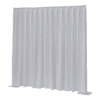 P&D Curtain Napoli Velvet Bianco - 11’ x 14’ (L x A) - plissettata