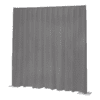 P&D Curtain Napoli Velvet Grigio chiaro - 11' x 10' (L x A) - plissettato