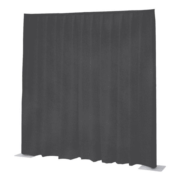 P&D Curtain Napoli Velvet Grigio scuro - 11' x 10' (L x A) - plissettato