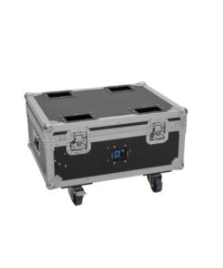 ROADINGER Flightcase 4x AKKU MBT-3 with wheels and charging function