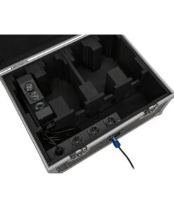ROADINGER Flightcase 4x AKKU MBT-3 with wheels and charging function