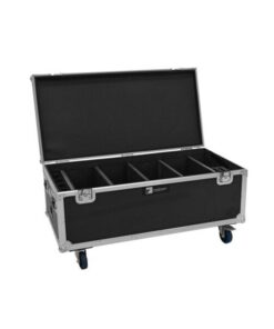 ROADINGER Flightcase 4x AKKU Multiflood IP 18x10W RGBW Wash CRMX with charging function