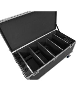 ROADINGER Flightcase 4x AKKU Multiflood IP 18x10W RGBW Wash CRMX with charging function