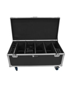 ROADINGER Flightcase 4x AKKU Multiflood IP 18x10W RGBW Wash CRMX with charging function