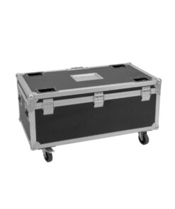ROADINGER Flightcase 4x Multiflood IP 18x10W RGBW Wash CRMX with wheels