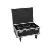 ROADINGER Flightcase 6x AKKU IP TL-3 QCL Trusslight CRMX with charging function and wheels