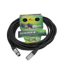 SOMMER CABLE XLR cable 3-pin 10m bk Neutrik