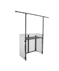 OMNITRONIC Set Compact Mobile DJ Stand incl. Cover + Extension Frame