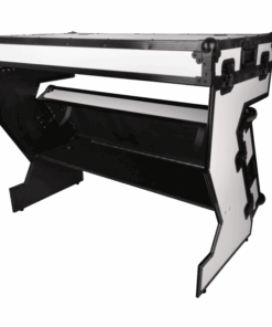 Portable Z-Style Table Multiuso - Hybrid Flight Case - Bianco