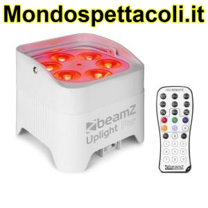 BeamZ BBP96SW Par Led a batteria 6x 12W 6-in-1 RGBAW-UV
