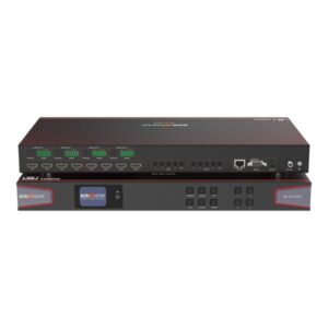 BG-4K-44MA 4X4 4K UHD HDMI 2.0 MATRIX SWITCHER, AUDIO DE-EMBEDDING ROUTING E IR