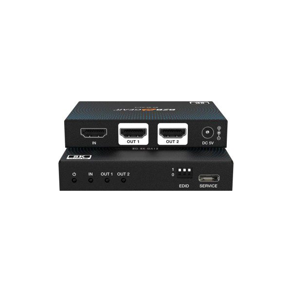 BG-8K-DA12 1X2 8K UHD HDMI 2.1 SPLITTER CON AUTODOWNSCALING 8K60/4K120