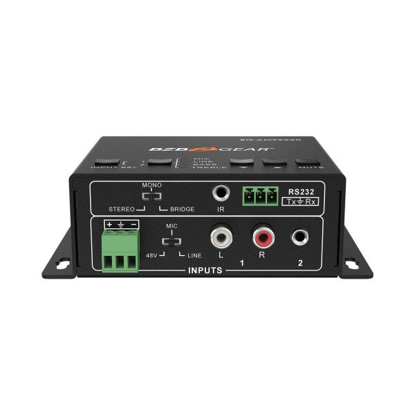 BG-AMP2X20 2X20W/1X40W AUDIOAMP INPUT MIC/LINE