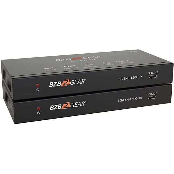 BG-EXH-150C EXTENDER HDMI 4K FINO A 150M HDBaseTBI-DIREZIONALE IR E RS-232