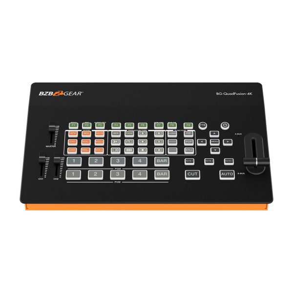 BG-QUADFUSION-4K LIVE STREAMING HDMI/DP SWITCHER MIXER4 CANALI 4K UHD PIP E USB