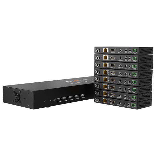 BG-UDA-E18 SPLITTER LUNGA DISTANZA 1X8 HDMI 4K