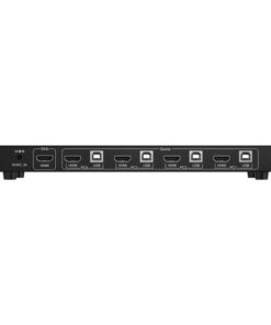 BG-UHD-KVM41A 4X1 4K UHD KVM SWITCHER CON USB 2.0 PORT PERIFERICHE E SUPPORTO AUDIO
