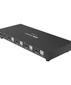 BG-UHD-KVM41A 4X1 4K UHD KVM SWITCHER CON USB 2.0 PORT PERIFERICHE E SUPPORTO AUDIO