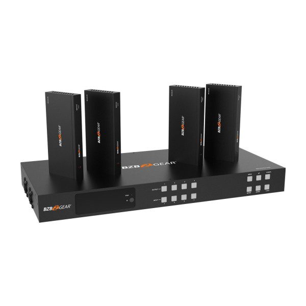 BG-UM44-150L-KIT 4x4 4K UHD 18BBPS HDMI E HDBaseT MATRIXSWITCH BI-DIRECTIONAL