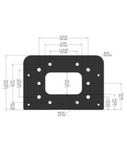 BG-UWM-W SUPPORTO A MURO PER CAMERA PTZ BIANCO