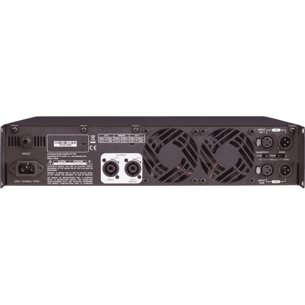 PA-900DAS AMPLIFICATORE 2 CANALI,450W @ 4 OHM, 2U DIN, 230V