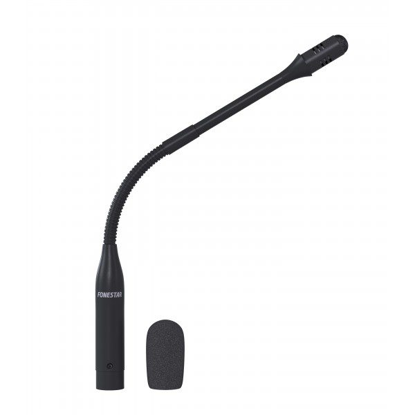 MICFLEX-C32 MICROFONO A COLLO DI CIGNO 32CM CONDENSATORE ELECTRET UNIDIREZIONALE