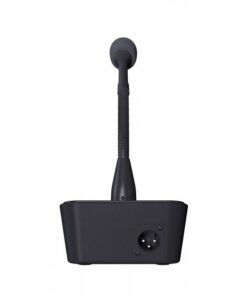 MICSET-C32 BASE MICROFONICA E MICROFONO COLLO DI CIGNO 32CM A CONDENSATORE ELECTR