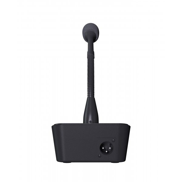 MICSET-C32 BASE MICROFONICA E MICROFONO COLLO DI CIGNO 32CM A CONDENSATORE ELECTR