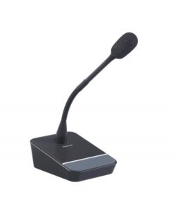 MICSET-C32 BASE MICROFONICA E MICROFONO COLLO DI CIGNO 32CM A CONDENSATORE ELECTR