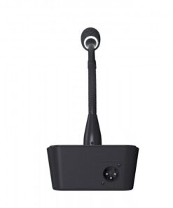 MICSET-C32LED BASE MICROFONICA E MICROFONO COLLO DI CIGNO 32CM A CONDENSATORE ELECTR