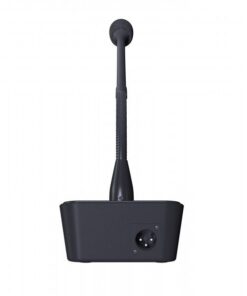 MICSET-C45 BASE MICROFONICA E MICROFONO COLLO DI CIGNO 45CM A CONDENSATORE ELECTR
