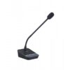 MICSET-C45 BASE MICROFONICA E MICROFONO COLLO DI CIGNO 45CM A CONDENSATORE ELECTR