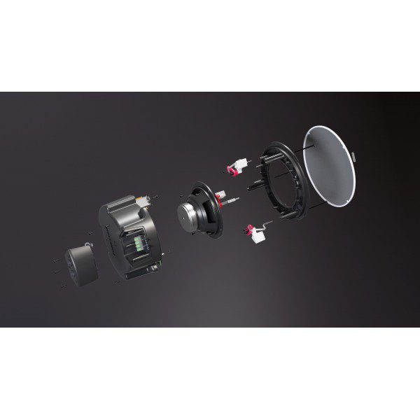 SKY-8T-DOME DIFFUSORE DA SOFFITTO 8" IP-65 TRASFORMATORE 100V 30/15/7.5/3.75 W RMS