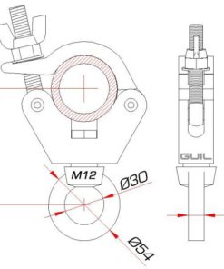 ABZ-34 ALISCAF PER TUBI DA 45-52 MM - PORTATA300 KG