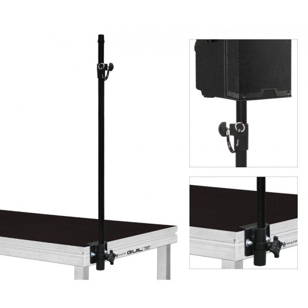 ALT/TM-01 STATIVO PER CASSE CON ADATTATORE PER ILFISSAGGIO ALLE PEDANE GUIL