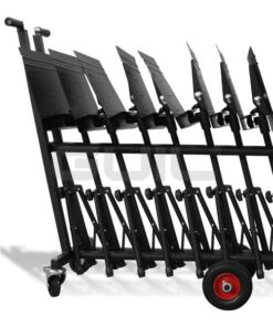 CRO-02 CARRELLO PER IL TRASPORTO DI 15 LEGGIICOMPATIBILE CON ALTRE MARCHE