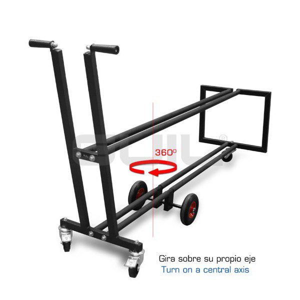 CRO-02 CARRELLO PER IL TRASPORTO DI 15 LEGGIICOMPATIBILE CON ALTRE MARCHE