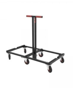 CRO-12 CARRELLO PER IL TRASPORTO DI BARRIERE.6 RUOTE DI CUI 4 GIREVOLI