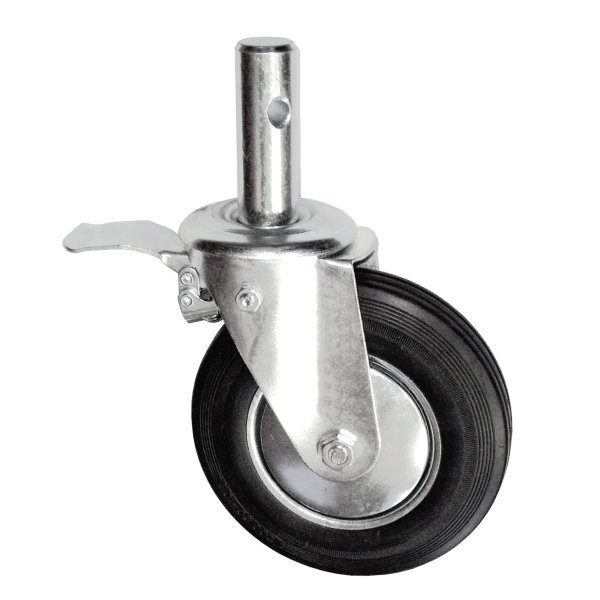 CTR-03 SET 4 RUOTE IN NYLON PER CARRO PORTA PEDANE TM4 SERIES. QUESTA VERSION