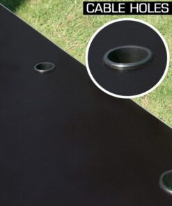 MDJ-1 TAVOLO DJ-CONSOLLE 1500X650 MM CON PASSACAVI, IN ALLUMINIO