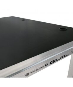 MDJ-4 TAVOLO DJ-CONSOLLE 2000 X 800 MM CON PASSACAVI, IN ALLUMINIO