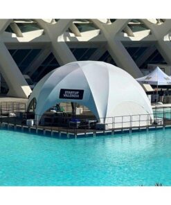 TMQ-2/N RINGHIERA DI SICUREZZA 2 M PER PEDANE GUUIL E TRIBUNE