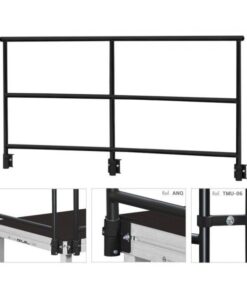 TMQ-2/N RINGHIERA DI SICUREZZA 2 M PER PEDANE GUUIL E TRIBUNE